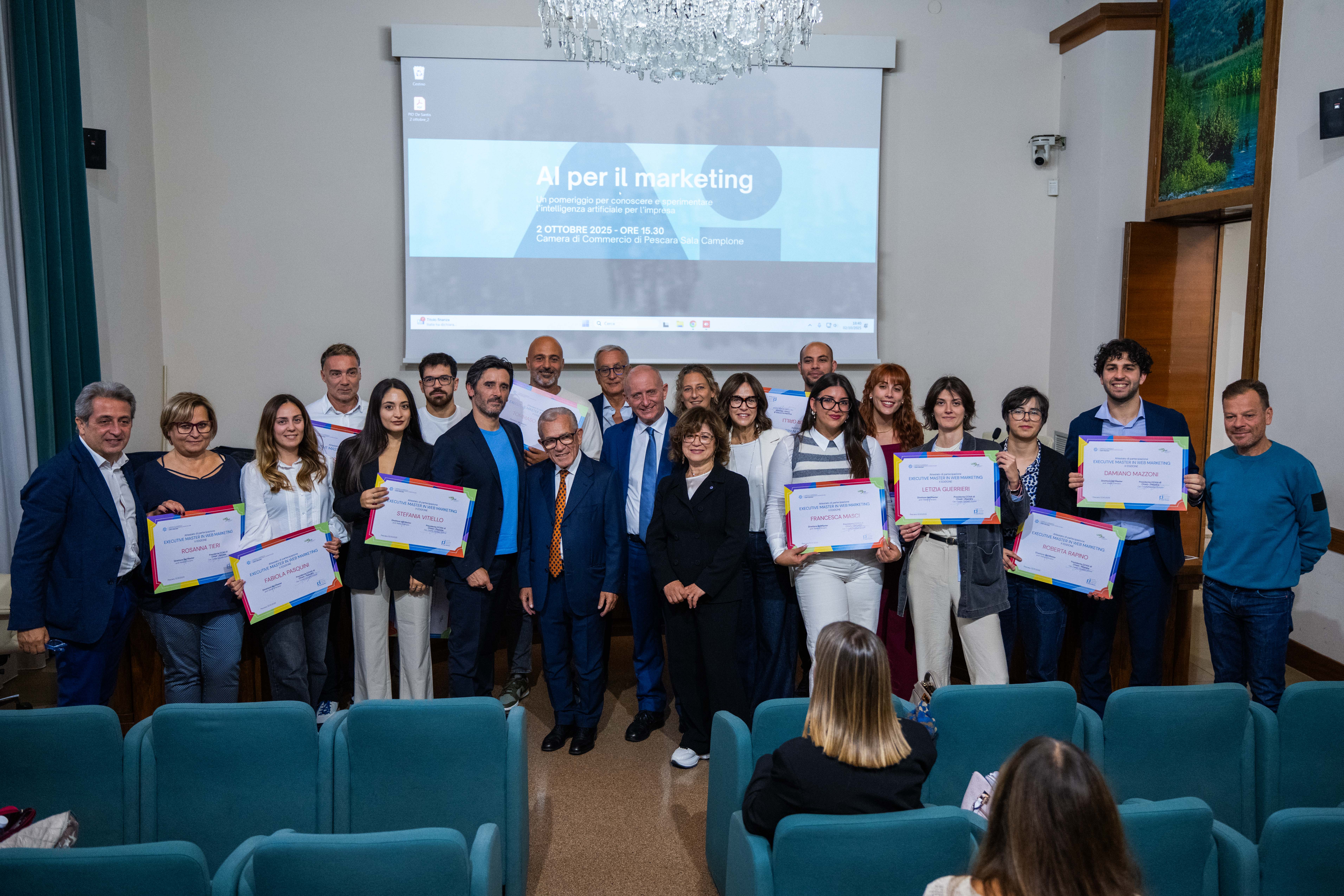 Al via lXI edizione del Master in digital marketing: dieci borse di studio messe a disposizione dalla Camera di commercio Chieti Pescara