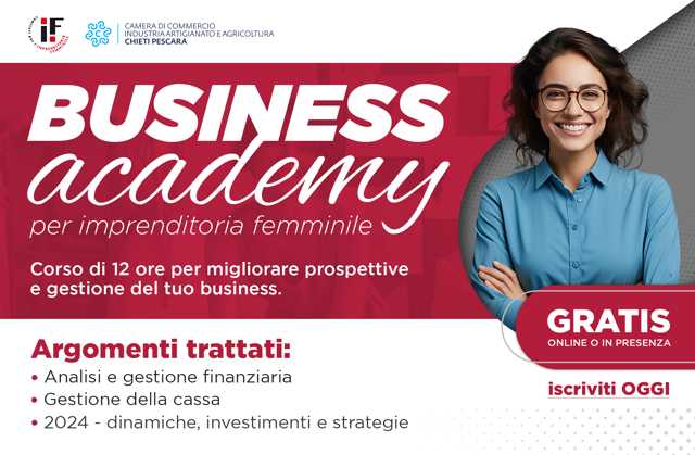 Corso di formazione Business Academy per imprenditoria femminile