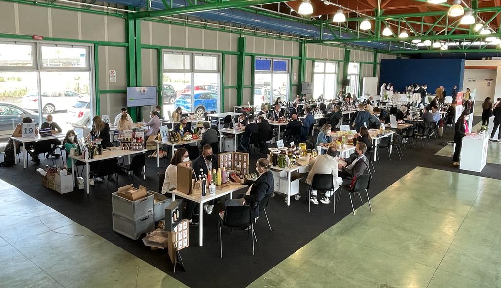 Padiglione espositivo per Treu Italian Taste